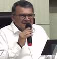 "Eu digo 'eu era autista', só que meu pai tirou o autista na peia", disse o vereador  Foto: CMJ/Reprodução