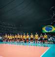 FIVB homenageou Walewska antes da execução do hino nacional do Brasil  Foto: Esporte News Mundo