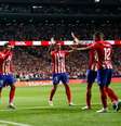 Atlético de Madrid não tomou conhecimento e bateu o rival por 3 a 1 no Metropolitano –  Foto: Divulgação/Atlético de Madrid / Jogada10