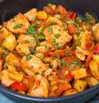 Frango com vegetais  Foto: siamionau pavel | Shutterstock / Portal EdiCase