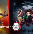 Free Fire unirá forças com Demon Slayer: Kimetsu no Yaiba para uma parceria especial.  Foto: Reprodução