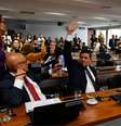 Os parlamentares aprovaram por 43 votos a 21 o PL 2.903/202, que estabelece um marco temporal de referência para demarcação de terras indígenas  Foto: Roque de Sá/Agência Senado / Perfil Brasil