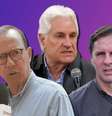 Eduardo Tchao, Valmir Salaro e Marcelo Canellas: respeitados jornalistas investigativos demitidos pela Globo em 2023  Foto: Fotomontagem: Blog Sala de TV