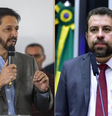 Prováveis adversários em 2024, Ricardo Nunes e Guilherme Boulos usaram a greve do metrô para trocarem farpas  Foto: Taba Benedicto/Estadão