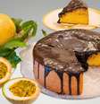 BOLO DE MARACUJÁ  Foto: Bake and Cake Gourmet