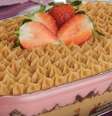 Pavê de morango com doce de leite –  Foto: Reprodução / Guia da Cozinha / Alto Astral