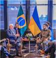 Lula encontra o presidente da Ucrânia, Volodymyr Zelensky, para uma reunião bilateral, em Nova York (20/9/2023): poucos pontos em comum  Foto: Ricardo Stuckert/ Presidência da República/Agência Brasil / Guia do Estudante