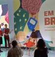 Apresentação de dança em evento do Ministério da Saúde nesta quinta-feira, 5  Foto: Reprodução/Twitter / Estadão