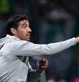 Abel Ferreira orienta o time do Palmeiras durante partida contra o Boca  Foto: Cesar Greco/Palmeiras