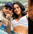 Neymar, Bruna Biancardi e Mavie  Foto: Reprodução/Instagram / Mais Novela