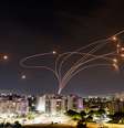 Foguetes disparados em Israel a partir de Gaza  Foto: Amir Cohen/Reuters