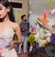 Vestido que tem como “acessório” um aquário com peixes vivos.  Foto: Reprodução/Instagram