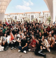 Grupo de religiosos da Igreja da Lagoinha que estavam em Israel  Foto: Reprodução/Twitter/Rádio93FM