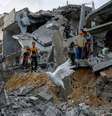 Muitos edifícios em Gaza foram danificados ou destruídos desde que as tensões aumentaram esta semana  Foto: Reuters / BBC News Brasil