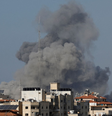 Palestinos dizem que Israel está mirando mais em áreas residenciais nesta quinta  Foto: Reprodução/Al Jazeera 
