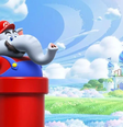 Mario tem uma curiosa transformação em elefante em Super Mario Bros. Wonder que está na BGS  Foto: Nintendo / Divulgação
