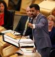 O primeiro-ministro da Escócia, Humza Yousaf  Foto: Reuters