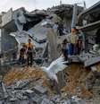 Muitos edifícios em Gaza foram danificados ou destruídos desde que a violência aumentou neste semana  Foto: Reuters / BBC News Brasil