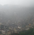 A Rocinha registrou mais de 160 mm de chuva em 24h  Foto: Reprodução/Twitter/COR 