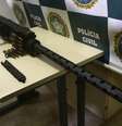 Polícia do Rio exibe metralhadora Browning .50 apreendida durante operação em 2018. Exército relatou desaparecimento de equipamento da mesma natureza nesta semana  Foto: Fabio Motta/Estadão - 20-9-2018 / Estadão