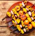 Espetinhos de abóbora  Foto: Chatham172 | Shutterstock / Portal EdiCase