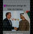 Foto em que Bolsonaro cumprimenta o xeique e atual presidente dos Emirados Árabes Unidos, Mohamed bin Zayed Al Nahyan, é difundida como se o mostrasse ao lado do chefe do Hamas  Foto: Aos Fatos