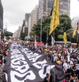 Marcha da Consciência Negra realizada na Avenida Paulista  Foto: WERTHER SANTANA/ESTADÃO