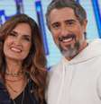 Fátima Bernardes e Marcos Mion (Reprodução/TV Globo)  Foto: Mais Novela