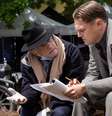 Martin Scorsese e Leonardo DiCaprio nos bastidores de Assassinos da Lua das Flores  Foto: 
