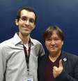 Takashi Iizuka, da Sonic Team, dedicou um tempinho para conversar com a imprensa durante a BGS 2023  Foto:  Reprodução/Bruno Magalhães  / Voxel