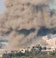 Fumaça cobre parte da Faixa de Gaza após ataque aéreo de Israel  Foto: EPA-EFE/REX/Shutterstock / BBC News Brasil