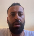 Brasileiro Hasan Rabee em vídeo enviado à BandNews FM  Foto: Reprodução/BandNews