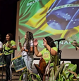 Projeto orquestra sustentável em uma apresentação musical  Foto: Foto: Reprodução instagram @orquestrasustenvel 