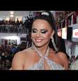 Viviane Araujo esbanja beleza e corpo sarado com look prateado vazado e decotado brilhante em evento da Salgueiro. Veja fotos!.  Foto: AGNews, Anderson Borde / Purepeople