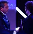 Massa e Milei. Um deles será o próximo presidente da Argentina  Foto: DW / Deutsche Welle