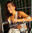 A personal trainer Shani Hadar sobreviveu aos ataques do Hamas contra a rave Supernova, em Israel, em 7 de outubro  Foto: Reprodução/Redes Sociais 