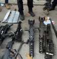 Armas do Exército apreendidas na Gardênia Azul, zona oeste do Rio  Foto: Divulgação/Polícia Civil do Rio / Estadão
