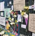 Estudantes fazem homenagem a jovem morta em ataque na Escola Estadual Sapopemba  Foto: Edileuza Ferreira Cardoso para a Redação Terra