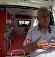 'Tudo está acabando', diz Mahmoud Badawi sobre os suprimentos médicos em Gaza  Foto: BBC News Brasil