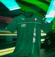 Camisa do Palmeiras homenageia o automobilismo –  Foto: Divulgação/Palmeiras / Jogada10