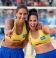  Foto: Ana Patrícia e Duda conquistaram o ouro no vôlei de praia feminino. Foto Alexandre Loureiro/COB @alexandreloureiroimagens / Gazeta Esportiva