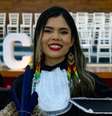 Liliane se torna 1ª indígena do povo Puyanawa com título de bacharel em História  Foto: Arquivo Pessoal