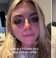 Jovem compartilha experiência de primeiro emprego e viraliza: ‘Não tenho tempo para nada’  Foto: Reprodução/Tik Tok