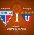 Fortaleza x LDU, final da Copa Sul-Americana  Foto: Arte Jogada10 / Divulgação