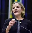 Presidente do PT, Gleisi Hoffmann critica fala de Lira sobre 'subir o sarrafo' para acionar o STF  Foto: Poder360