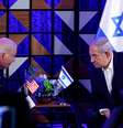 O presidente dos EUA, Joe Biden, durante encontro com o primeiro-ministro israelense Benjamin Netanyahu em visita a Tel Aviv, Israel (18/10/2023)
   Foto: Reuters