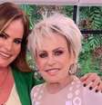 Renata Ceribelli e Ana Maria Braga no café da manhã com brinquedinhos eróticos: o prazer feminino deixa de ser tabu na TV  Foto: Reprodução