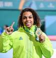 Samanta Soares conquista o ouro no Pan-Americano de Santiago 2023  Foto: Anderson Neves/CBJ / Esporte News Mundo