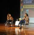 Djamila Ribeiro na Feira Literária de Diadema  Foto: Foto: Leonardo Oliveira 