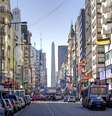 Avenida Corrientes, em Buenos Aires: basta o RG para aproveitar o melhor da capital portenha  Foto: HalloweenHJB/Pixabay / Viagem e Turismo